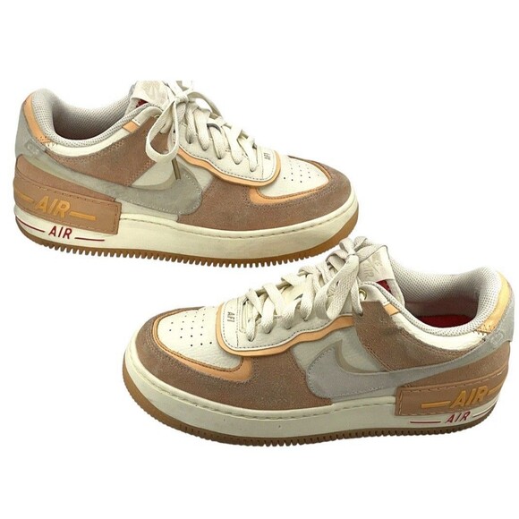 Nike Other - Nike Air Force 1 Shadow Beige Peach Tan Men’s Size 9.5 Sneakers